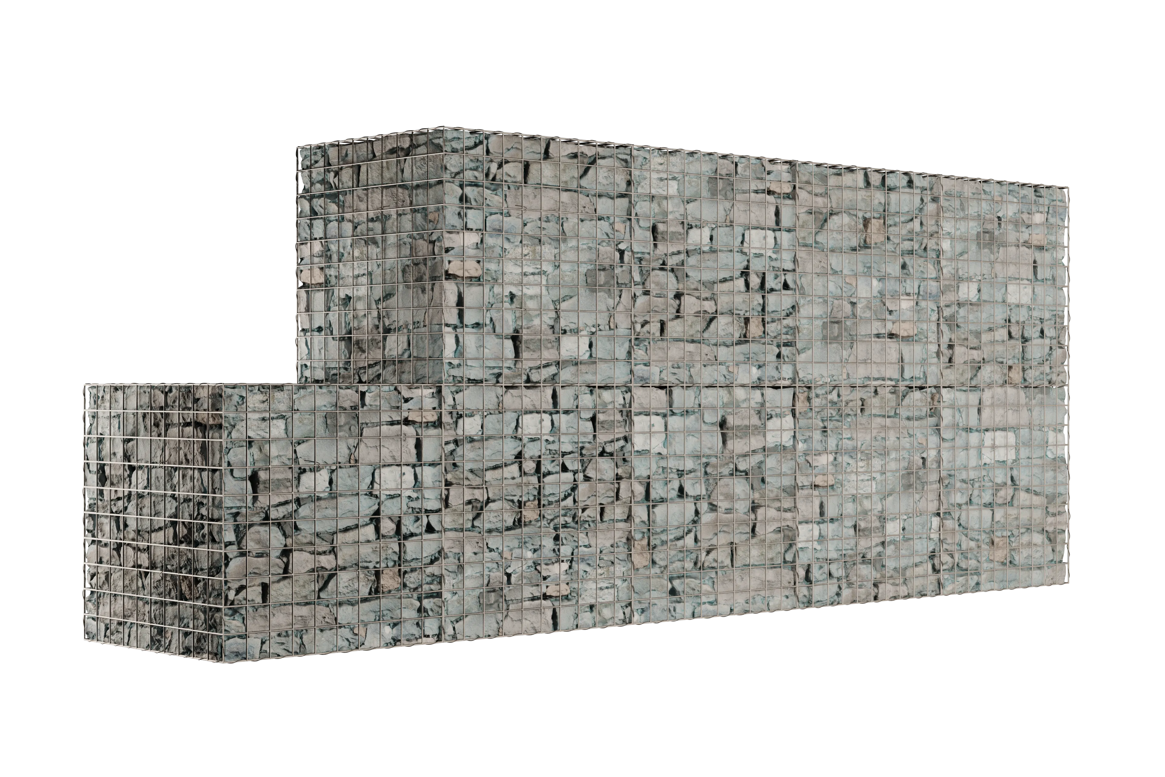 Gabionový koš 100x100x100cm, 10x10 cm