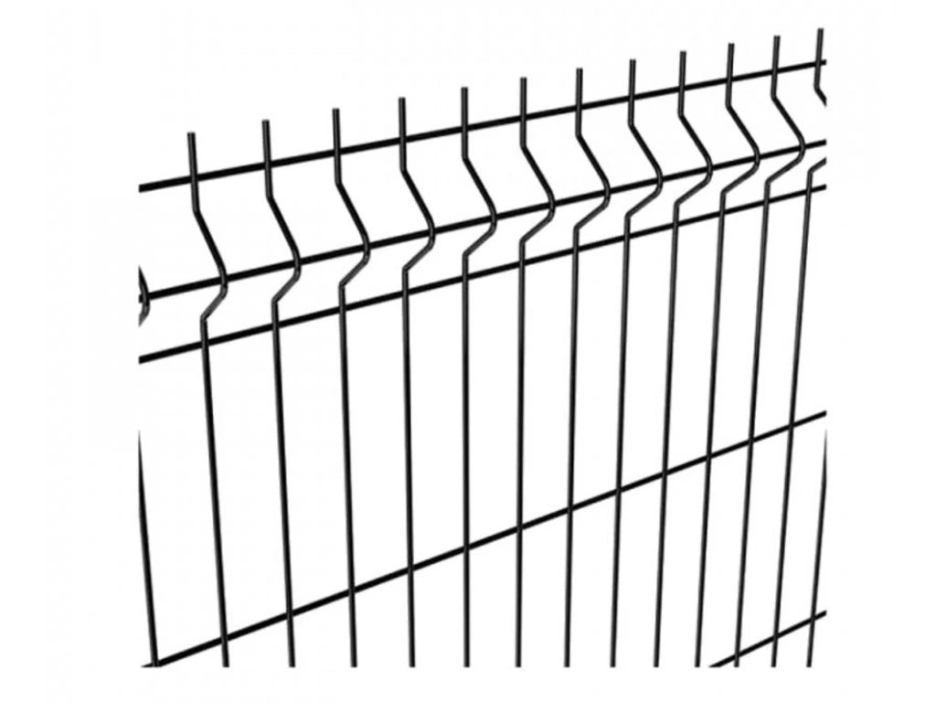 Plotový panel antracitový Nylofor Light 3D 250x123 cm