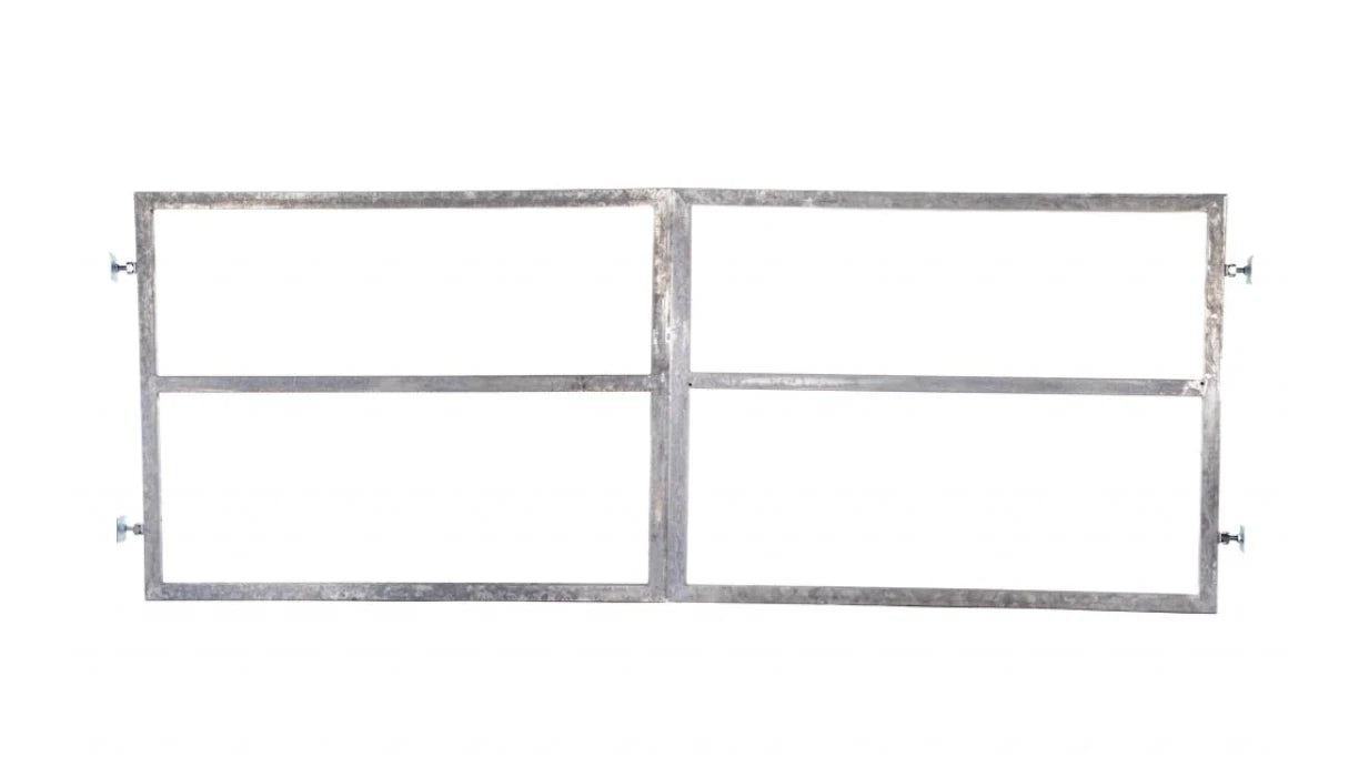 Rám brány pro vlastní výplň s příčníkem, pro manuální otevírání, š. 400 x od v. 100cm