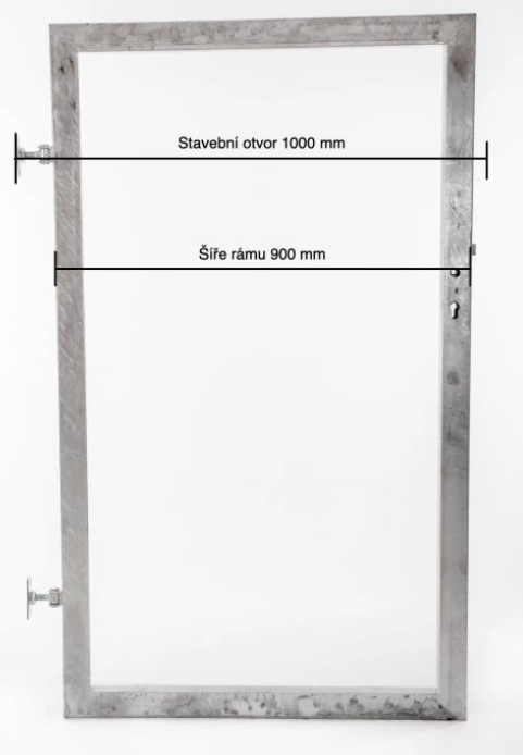 Rám branky pro vlastní výplň š. 100 cm x v. od 100 cm bez příčníku