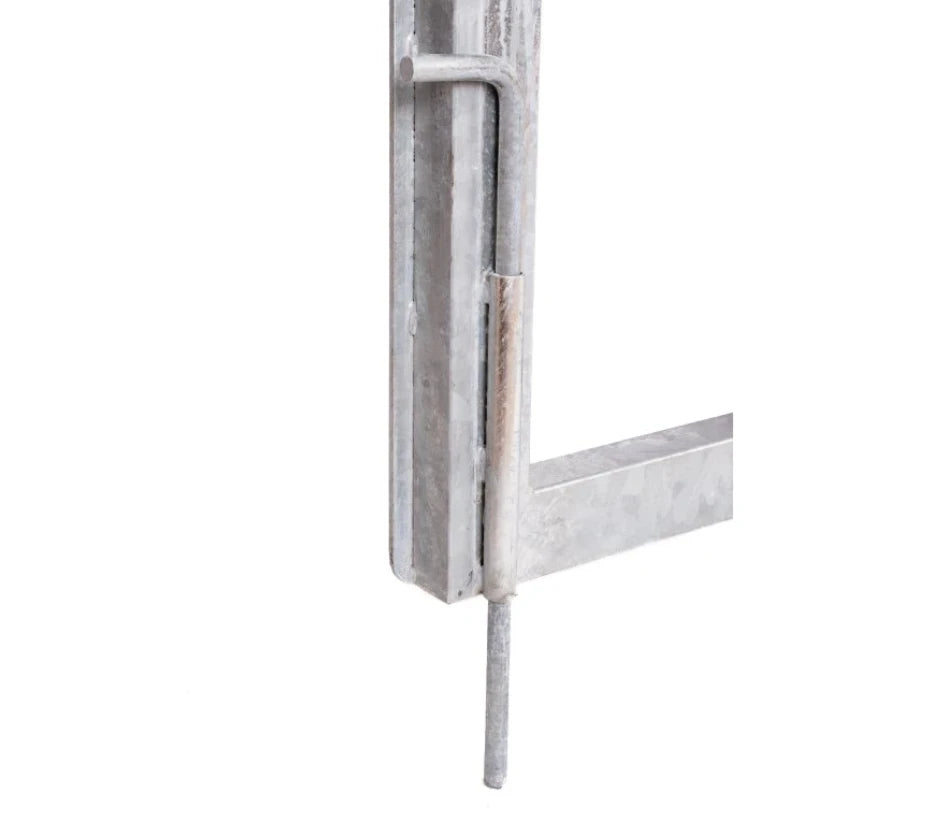 Rám brány pro vlastní výplň s příčníkem, pro manuální otevírání, š. 350 x od v. 100cm