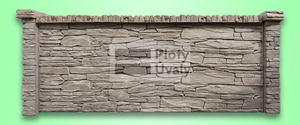 Betonový sloupek Břidlice - Detroit, rohový, od 120 cm