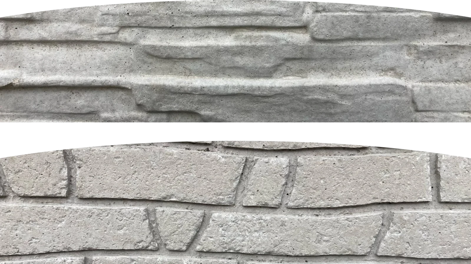 Betonová deska oboustranná (otisk na zadní straně) oblouk 200x50 cm