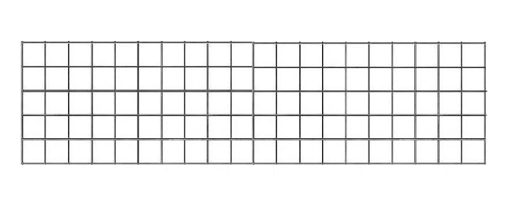 Gabionová síť 200x50, oko 10x10 cm